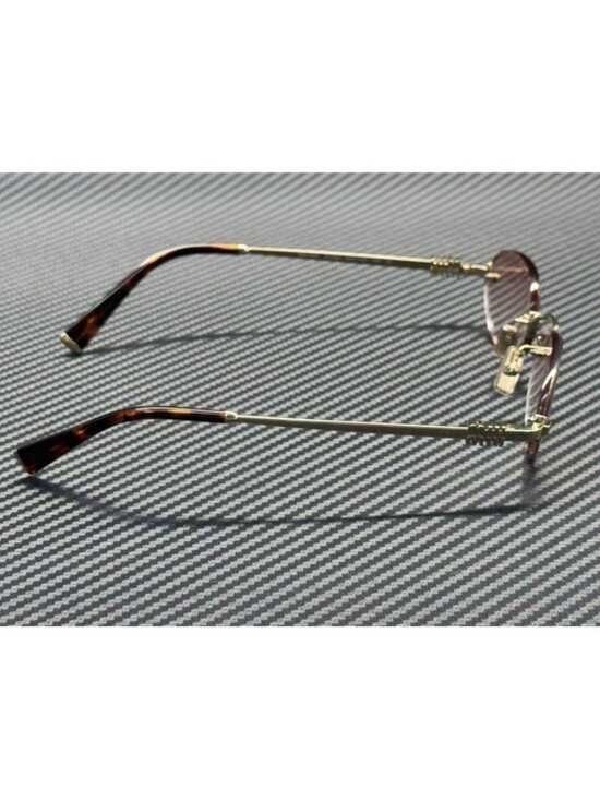 New Miu Miu Women Pale Gold Sunglasses 51-20-140 main image 4